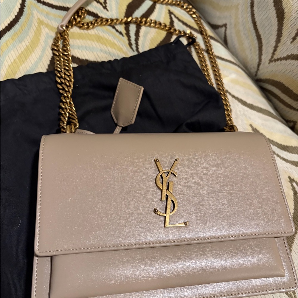 Saint Laurent Beige medium sunset bag - Picture 2 of 7